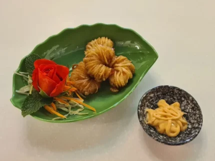 Spiral Potato Prawns