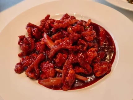 Sweet and sticky crispy chicken